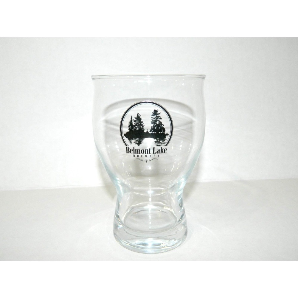 Belmont Lake Brewery Glass half pint Havelock Ontario Canada Beer